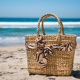 Beach Straw Bag